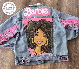 Custom Barbie Denim Jacket