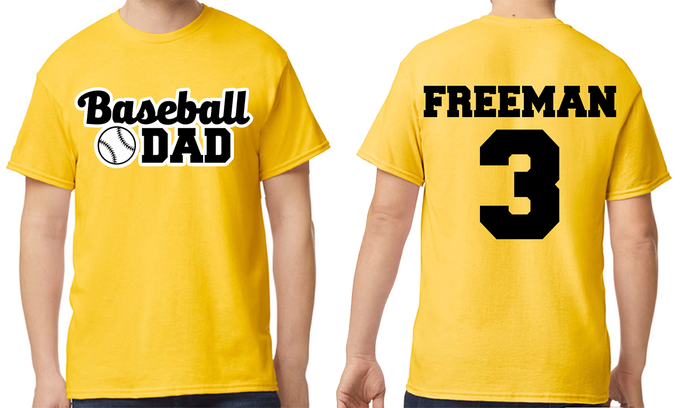 Baseball Mom/Dad Custom Shirt