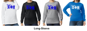 Long Sleeve  - ΖΦΒ, Chapter, and Year