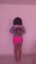 Load and play video in Gallery viewer, Custom Barbie Denim Jacket
